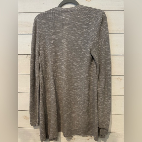 J. Jill Heathered Gray Open Cardigan - Picture 9 of 9